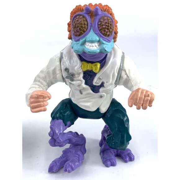 Teenage Mutant Ninja Turtle Baxter Stockman Splinter Figure 4.5" No Wings 1989 - Picture 3 of 8